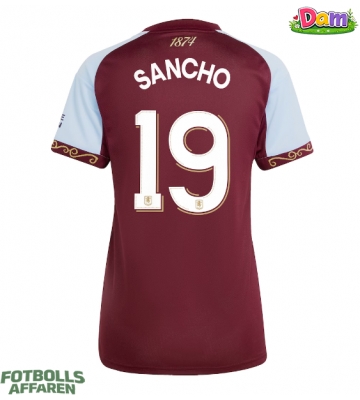 Aston Villa Jadon Sancho #19 Hemmatröja Kvinnor 2025-26 Kortärmad